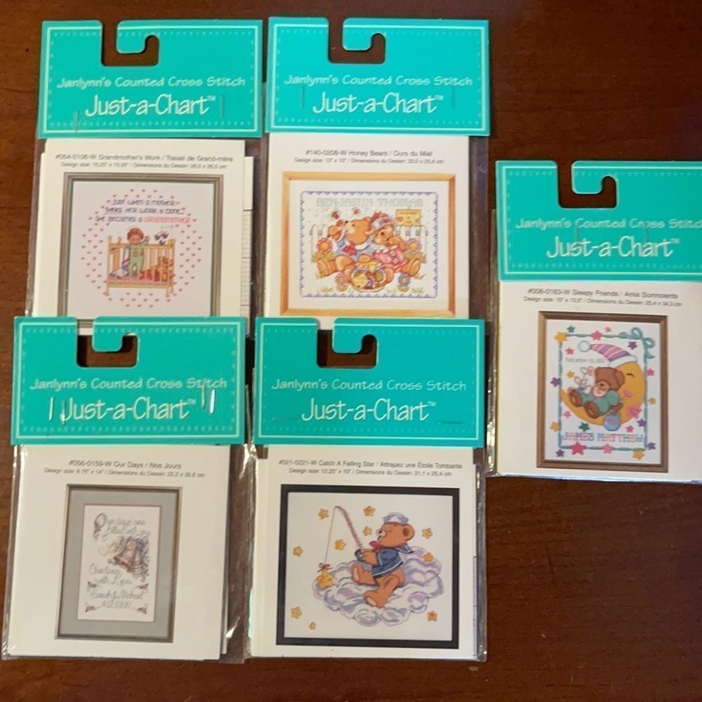 Janlynn’s Counted Cross Stitch Just A Chart Lot Patterns